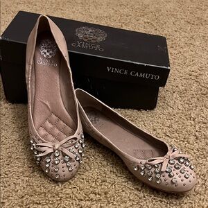Vince Camuto Blush Studded Flats